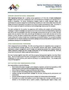 Design Architectural Description Job